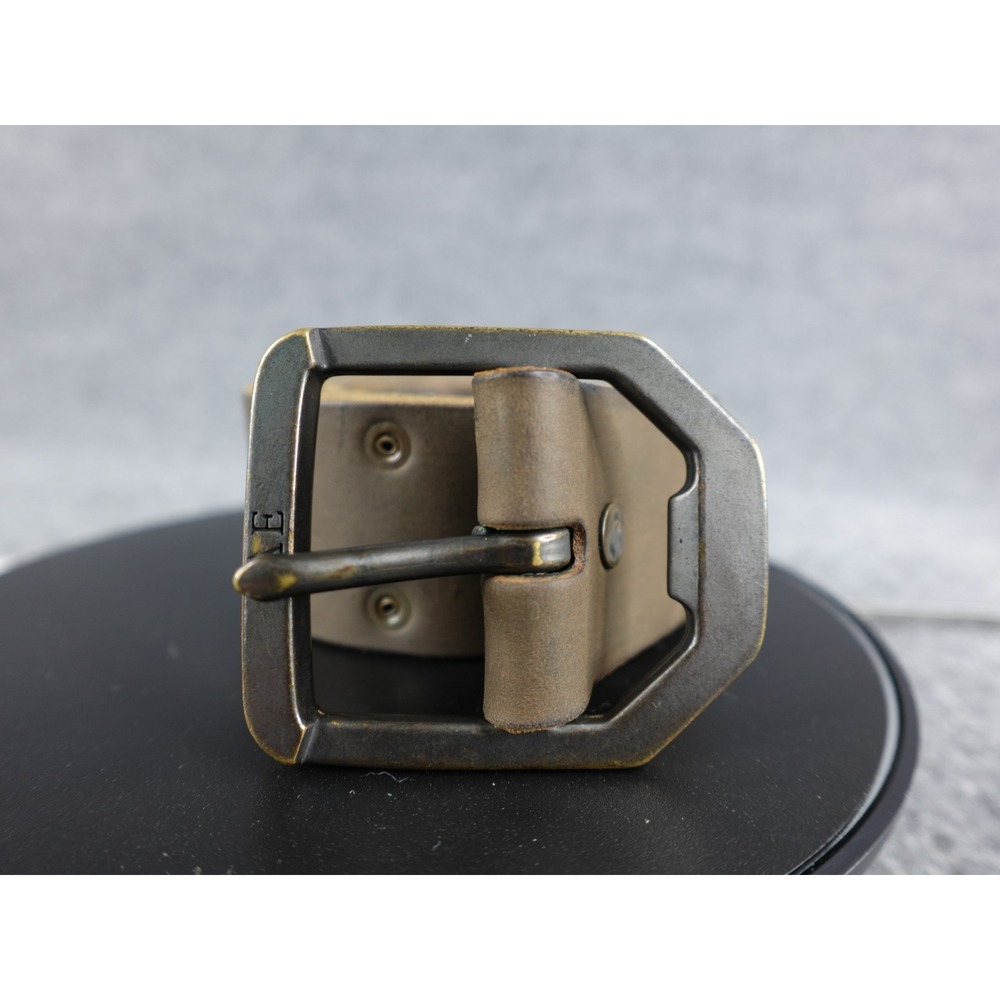 American Eagle Outfitters Mens Genuine Leather Belt Eagle Graphic Buckle Size 38